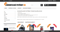 Desktop Screenshot of chovatelske-potreby-cb.cz